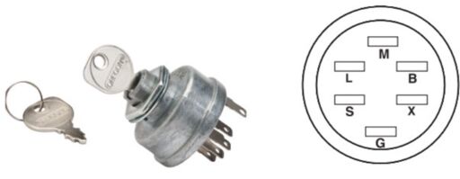 SWITCH ON-OFF MURRAY 6 TERMINALES M L B S X G